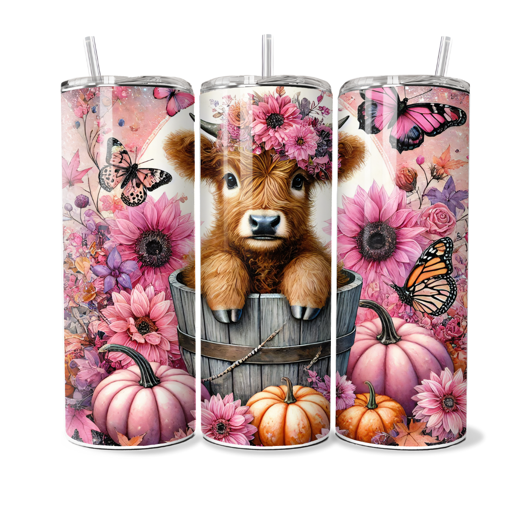Autumn Highland Tumbler