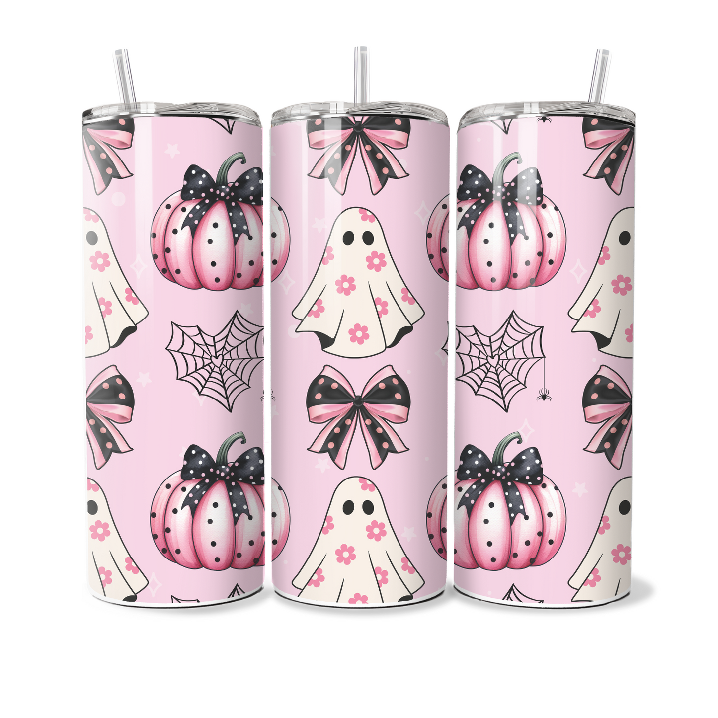 Pumpkins and Ghosts Tumbler